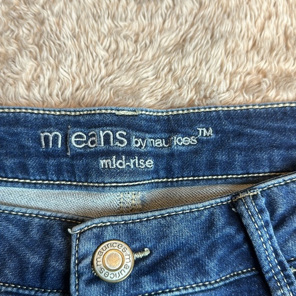 Maurice’s MJeans Midrise Plaid Bottom Jeans - Picture 4 of 5